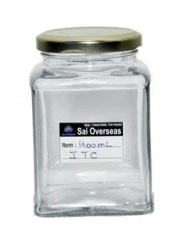 Ml Itc Transparent Reusable Square Glass Jar At Best Price In