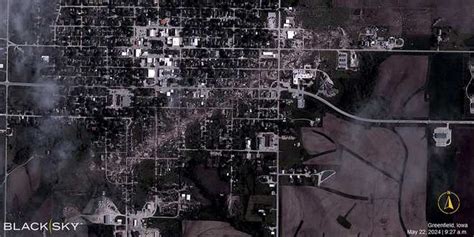 Jarring Satellite Image Shows Deadly Tornado S Path Through Greenfield