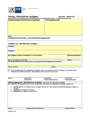 Ausf Llbar Online Antrag Betriebliche Aufgabe Ihk Erfurt Ihk De Fax