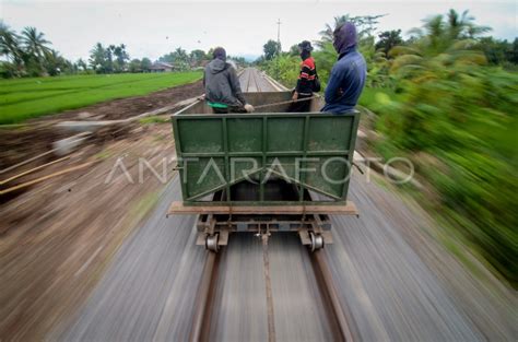 REAKTIVASI JALUR KERETA PADALANG CIANJUR ANTARA Foto