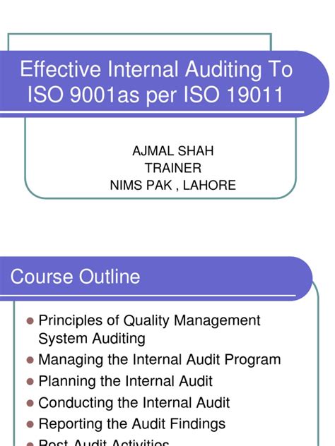 Iso Iqa For Ddfc By Ajmal29 04 14 Pdf Internal Audit Iso 9000