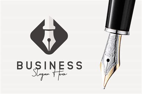 Awesome Pen Logo Design Templates Graphic by byemalkan · Creative Fabrica