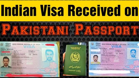 Indian Visa On Pakistani Passport Finally Received Indian Visa From