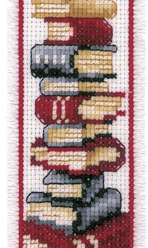 Counted Cross Stitch Kit Bookmark Books Set Of Embroidery Kits