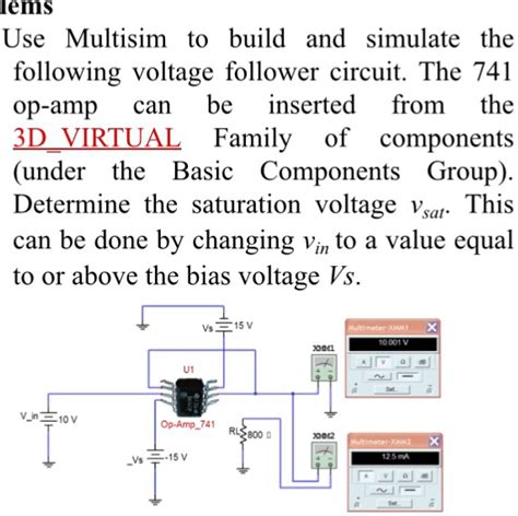 SOLVED Use Multisim To Build And Simulate The Following Voltage