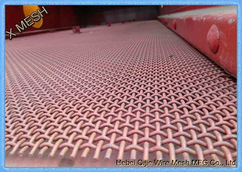 Stone Crusher Vibrating Screen Mesh Crimped Wire Mesh