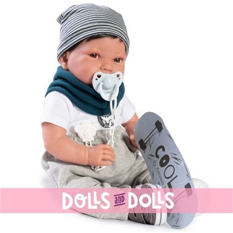 Antonio Juan Puppe Cm Neugeborener Pipo Skater Dolls And Dolls