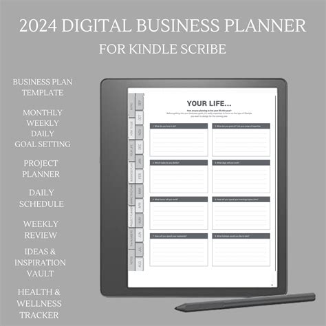 2024 Business Planner For Kindle Scribe Weekly Layout — Best Business Planner 2025 My Pa