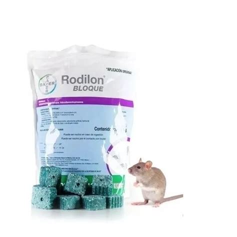 Rodilon Bloque De Kg Bayer Rodenticida Ratas Piezas