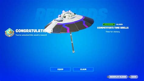 How To Unlock The Free Competitor S Time Brella In Fortnite OG YouTube