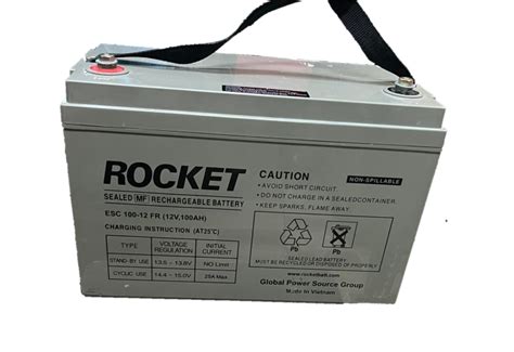 100ah Lead Acid Rechargeable Battery Rocket Sealed Lead Acid