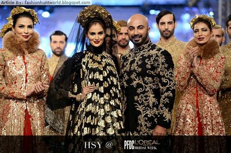 Hsy Hassan Sheheryar Yasin Bridal Collection At Pfdc Loreal Paris