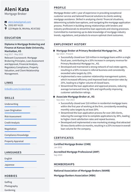 Mortgage Broker Cover Letter Examples And Templates