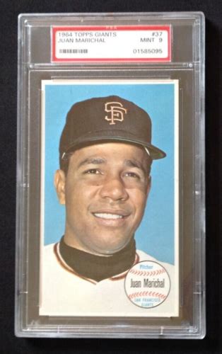 Topps Giants Psa Mint Juan Marichal Hof San Francisco Giants