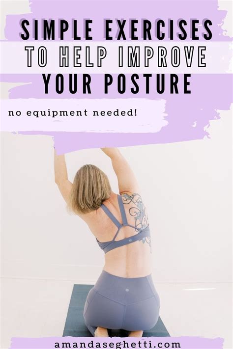 5 Easy Posture Exercises No Equipment Needed In 2023 Posture