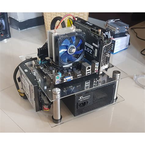 Casing Pc Open Air Acrylic Micro Atx Dan Mini Itx Murah Lazada Indonesia