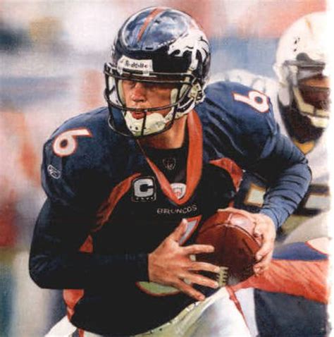 Jay Cutler, Broncos by Ron Stark. | Sports art, Football helmets, Broncos