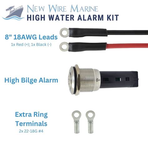 High Water Alarm Kit New Wire Marine