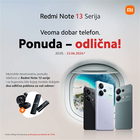 Dva Poklona Uz Kupljeni Telefon Iz Xiaomi Redmi Note 13 Serije Superfon