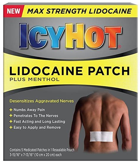 Icy Hot Lidocaine Patch Ct