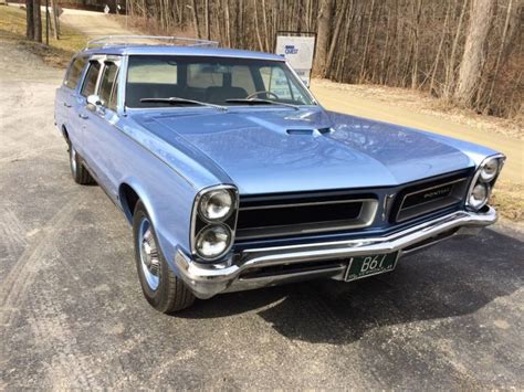 Blue 1965 Pontiac Tempest Wagon For Sale