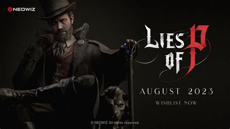 Lies Of P Roleplaying Game By Neowiz To Be Released In August