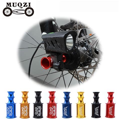 Muqzi Bicycle Hub Quick Release Axis Front Wheel Lamp Holder Cycling