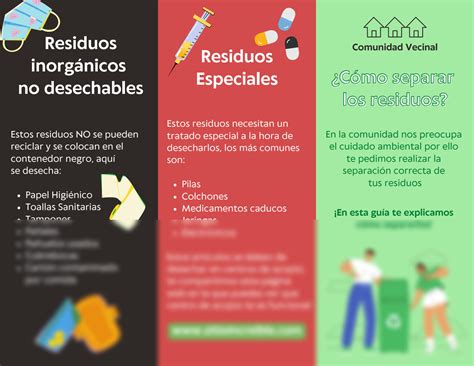 SOLUTION Triptico Sobre Separaci N De Residuos Studypool