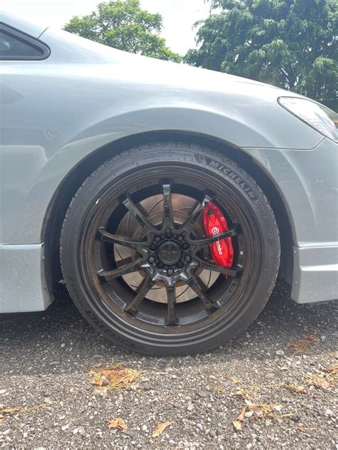 Honda Civic FD Brembo F50 (4pot) brakes, Car Accessories, Accessories on Carousell