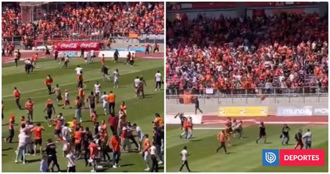 Batalla Campal Entre Hinchas De Rangers Y Cobreloa Tras Gol De Insaurralde