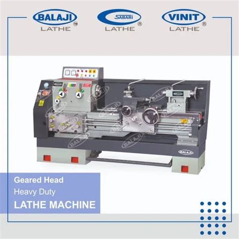 Balaji Vgh Geared Head Heavy Duty Lathe Machine Range Of Spindle