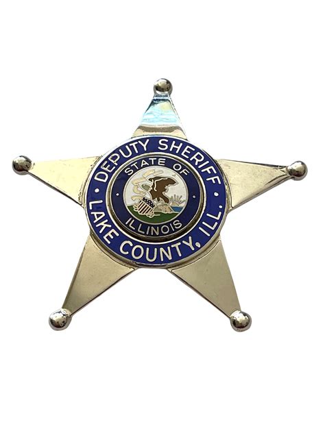 Lake County Sheriff Il Deputy Star Badge