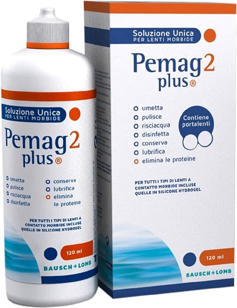 Pemag Plus Soluzione Unica Per Lenti A Contatto Ml Amazon It