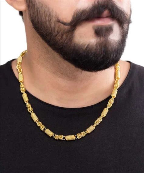 Golden Chain Necklace Men