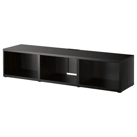 BESTÅ TV unit, black-brown, 707/8x153/4x15" - IKEA