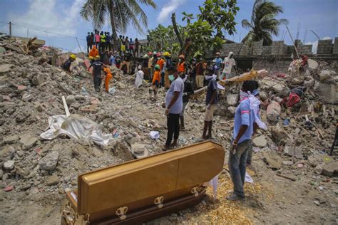 In Haiti Devastated By The Earthquake Hundreds Of Thousands Of Victims