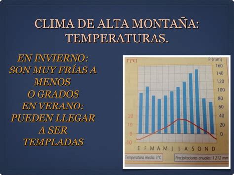 Clima de alta montaña PPT