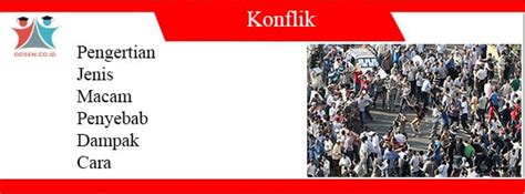 Konflik Adalah Pakdosen Co Id