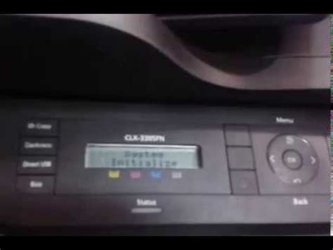 Firmware Reset Impresora Clx Fw Fn Para Recarga T Ner Youtube