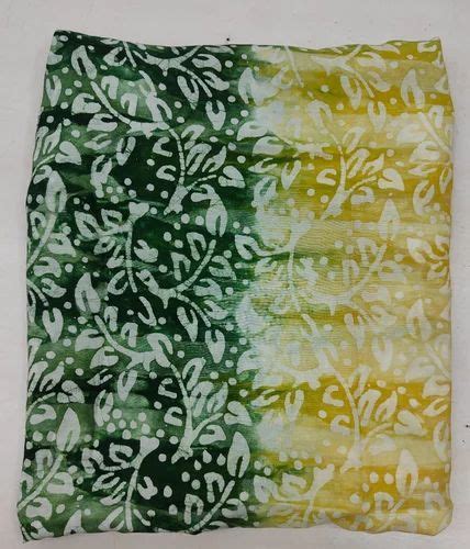 Gsm Batik Print Cotton Fabric Multicolour At Rs Meter In Surat