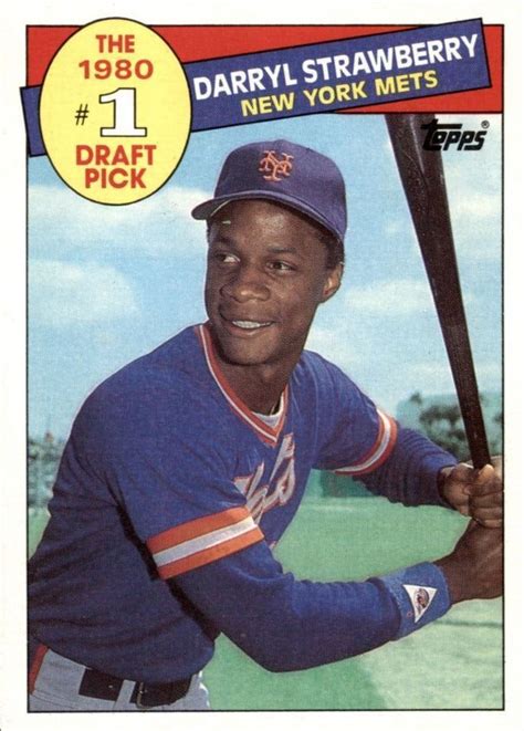 Darryl Strawberry Topps Draft Pick Series Mint Card In