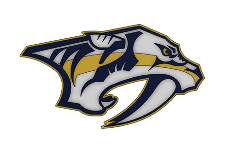 Nashville Predators Logo by SillyGoose | Download free STL model ...