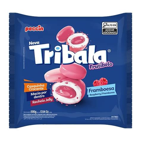 Bala Tribala Frutibelo Framboesa Recheada Peccin G J A Doces