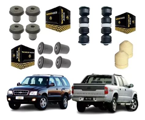 Kit Bucha Suspensão Dianteira S10 E Blazer Axios Parcelamento sem juros