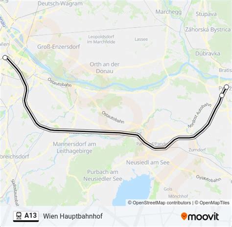 A Route Fahrpl Ne Haltestellen Karten Wien Hauptbahnhof