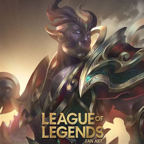 Lunar Emissary Aatrox Fan Splash Art for League of Legends, Han Flores ...