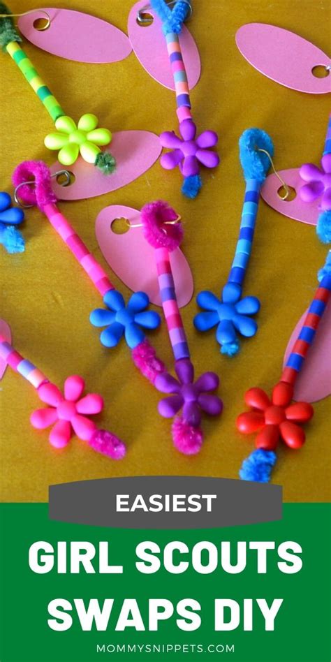 One Of The Easiest Girl Scout Swaps Ideas Mommy Snippets