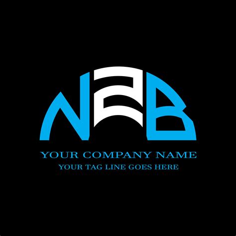 Nzb Letter Logo Creative Design With Vector Graphic Vector Art