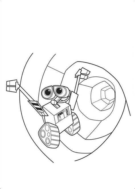 Wall E Coloring Page Colouringpages