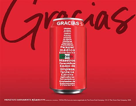 Agradecimiento De Coca Cola Fuente Tomado De Arca Continental